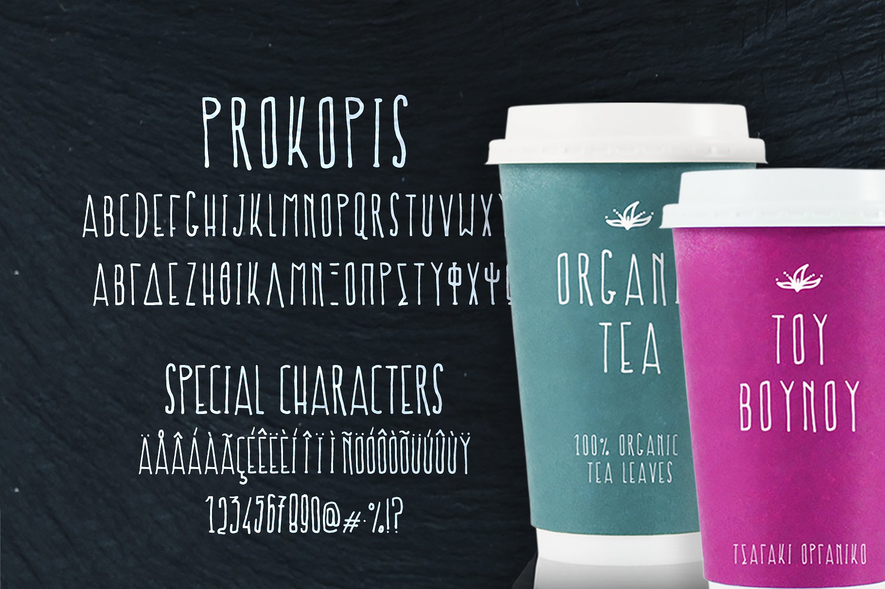 黑色英文封面Font Duo ANTIO-Prokopis