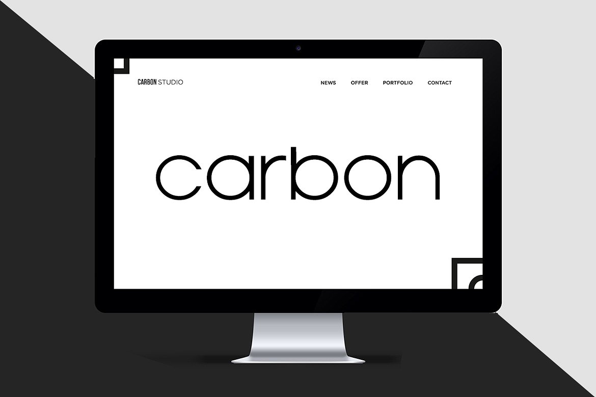 清新广告封面CARBON - Stylish Display