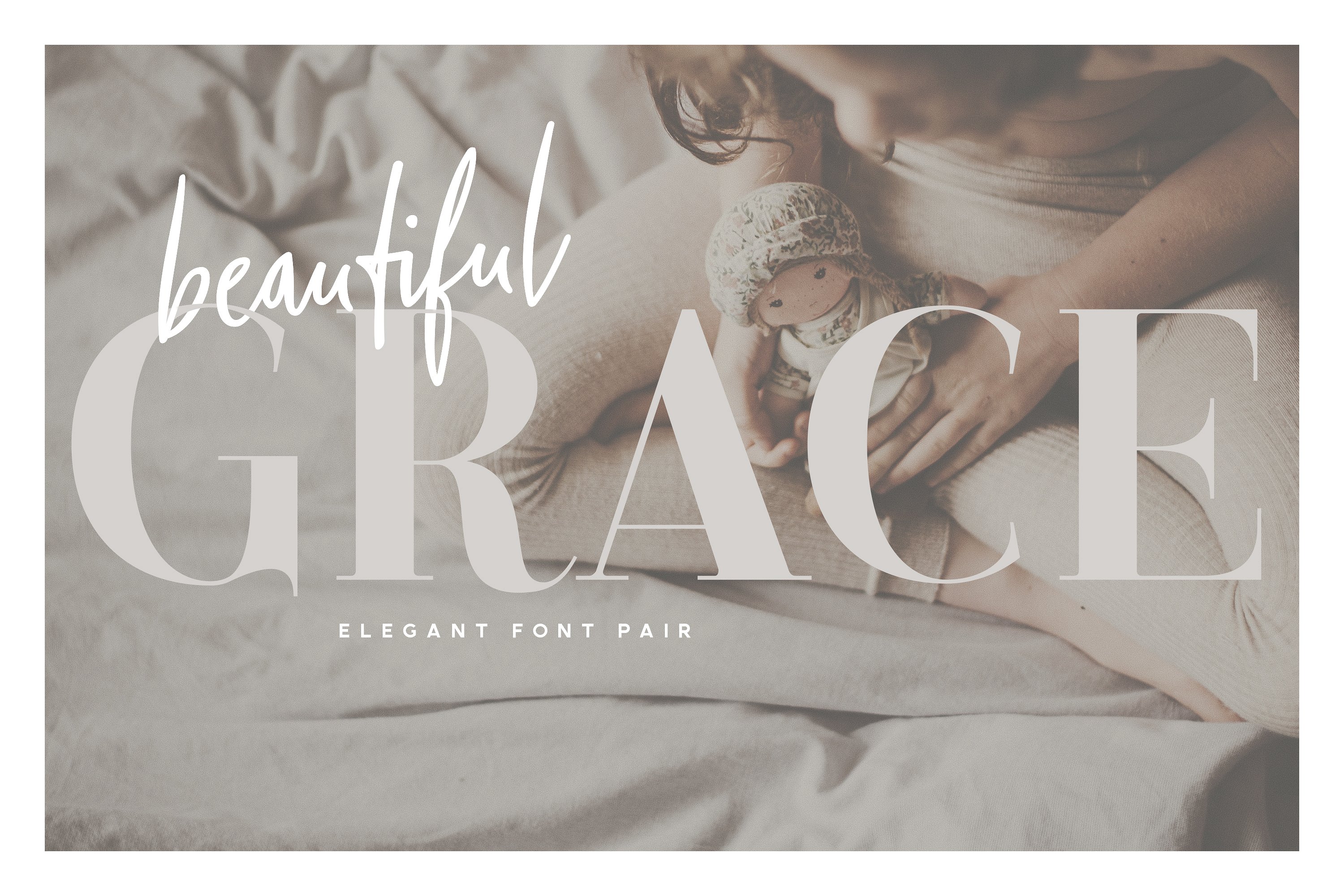 清新背景封面Beautiful Grace - Elegan