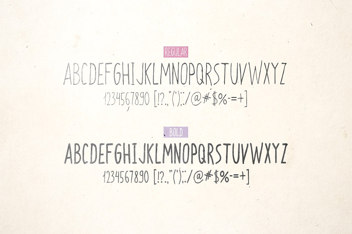 白色背景英文Zokhan - Font Family #16