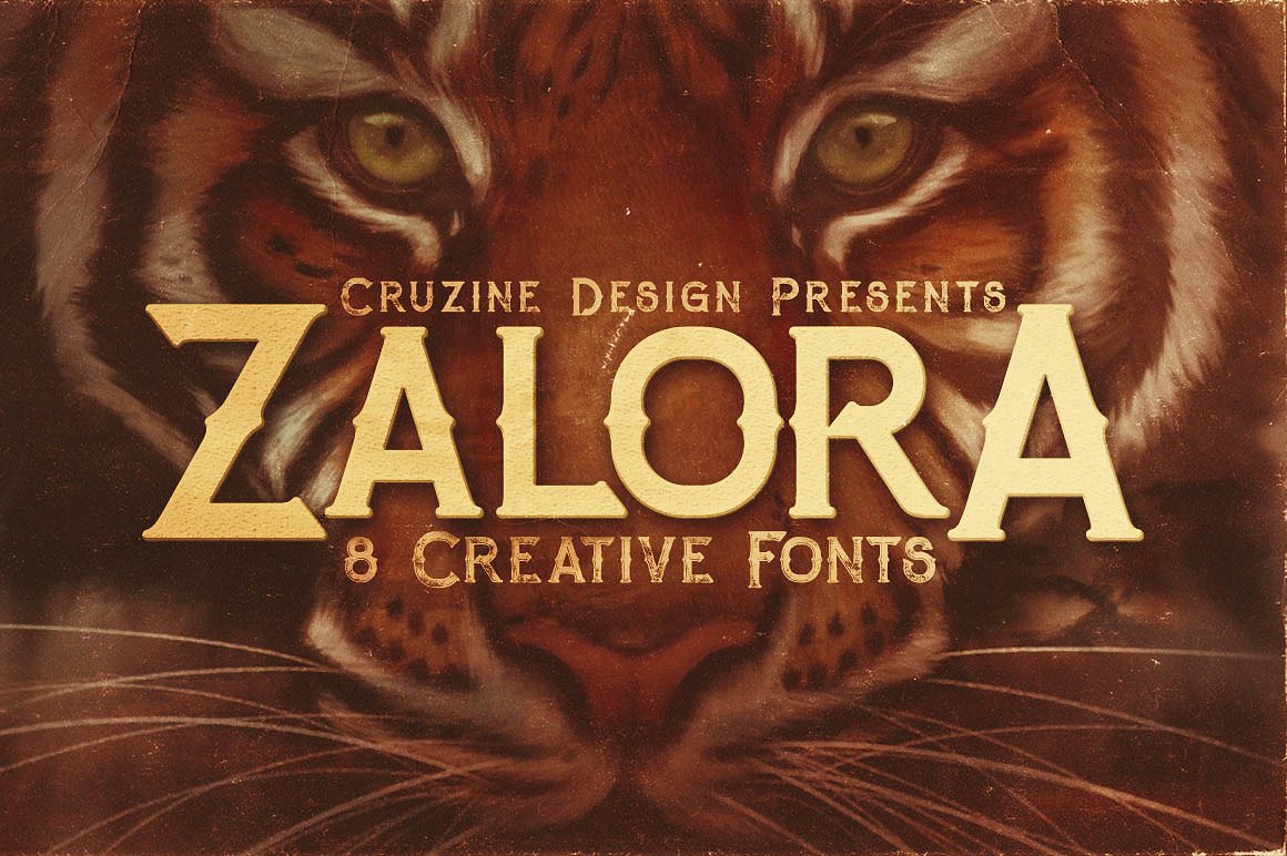 高级动物背景Zalora Typeface #1017067