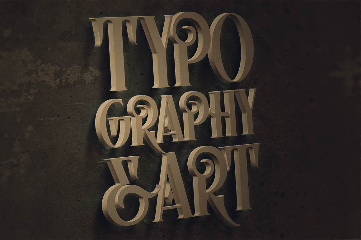 复古英文背景Nomos Typeface #1631899