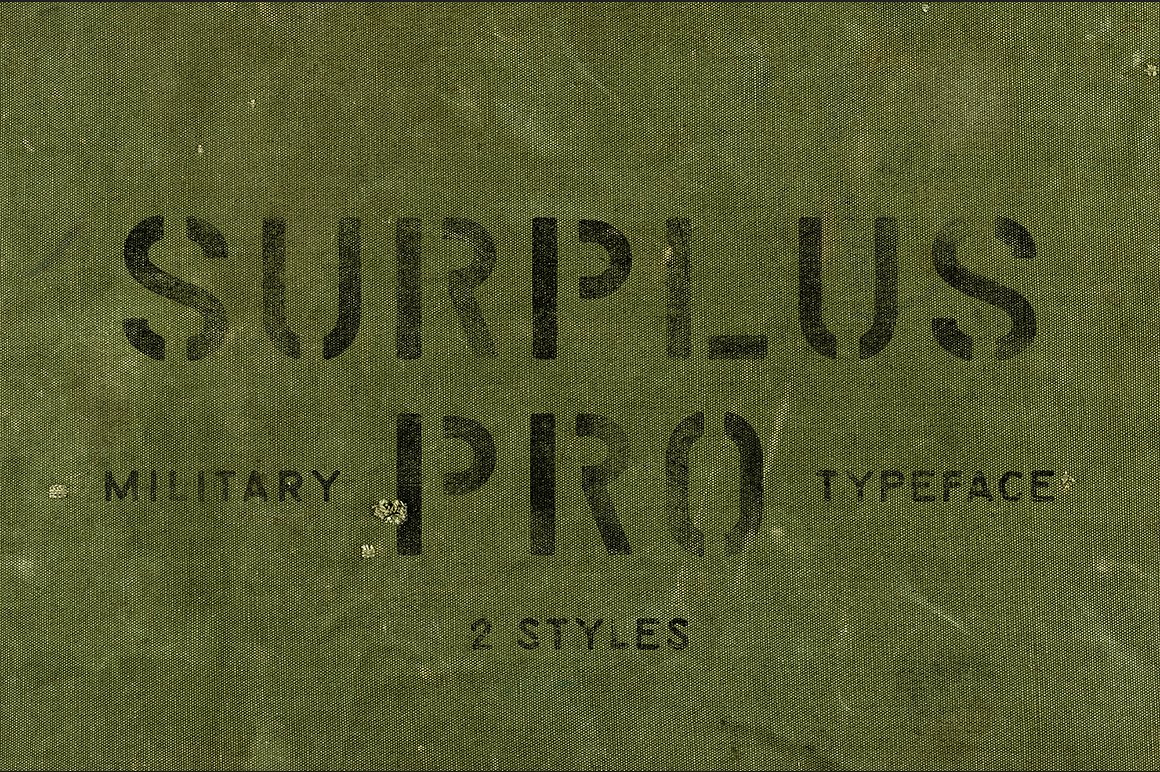 深色高级英文Surplus Pro - 2 Styles #