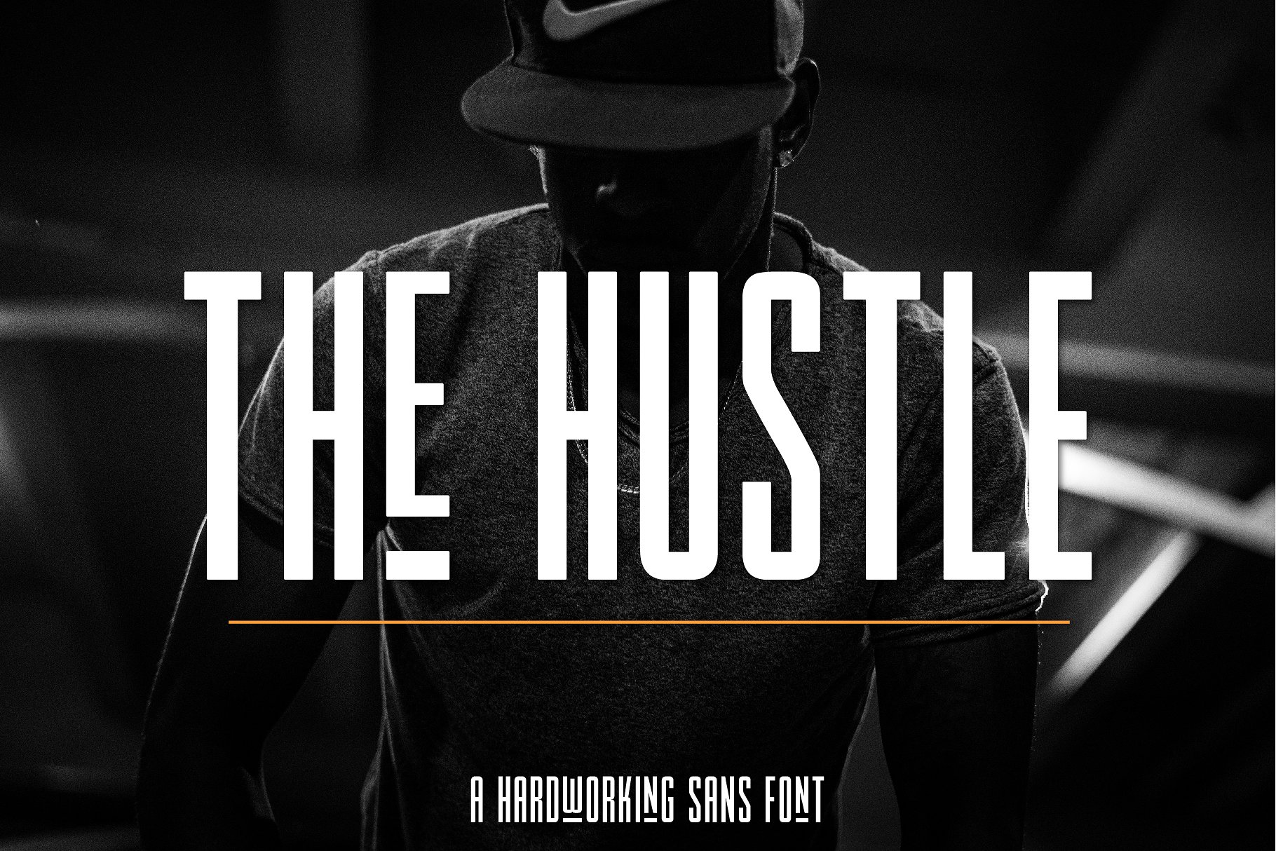 个性黑色英文The Hustle Font #2794075