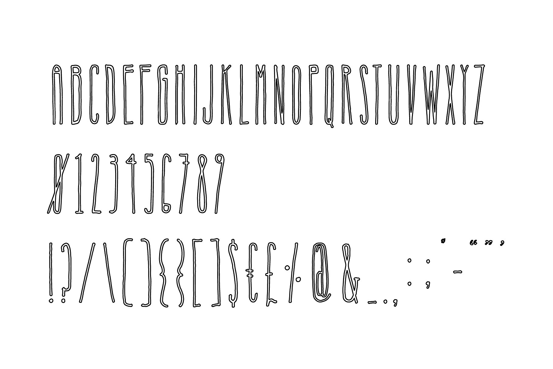 高级黑色英文Nosferatu Display Font #