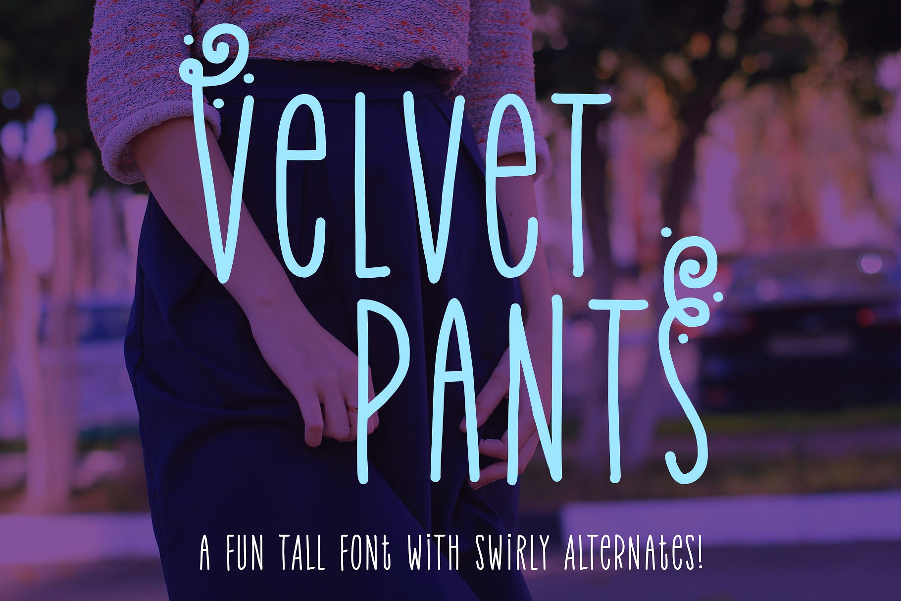 高级英文封面Velvet Pants: a skinny a