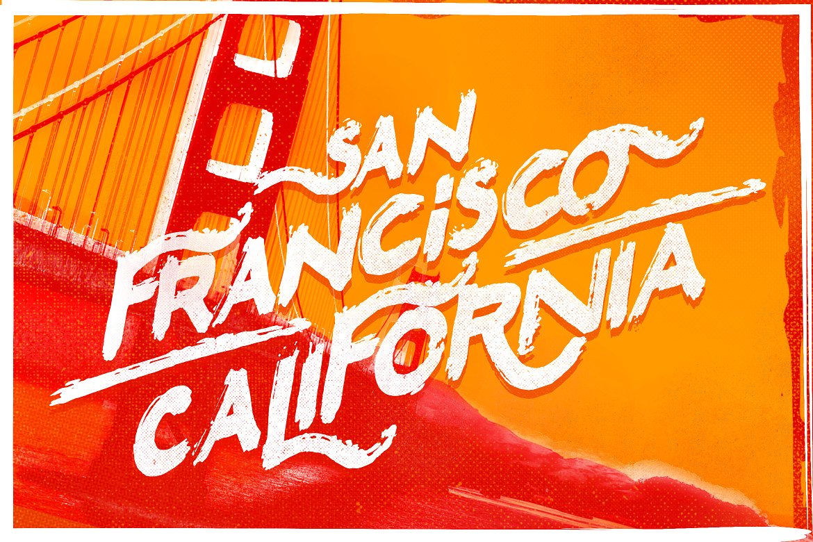 字体设计素材 San Francisco Font #232