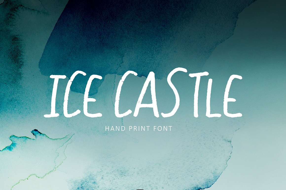 可爱手写字体 Ice Castle Display Font