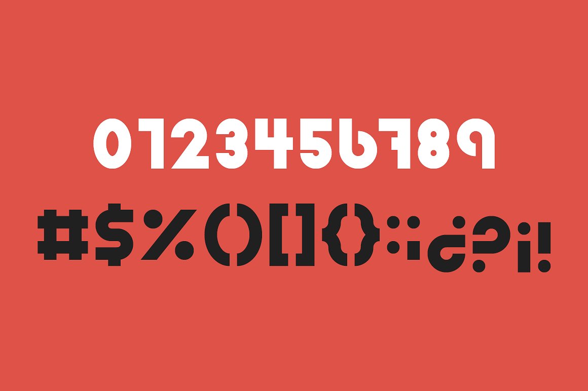 单块字体MONO — Block Font #988713