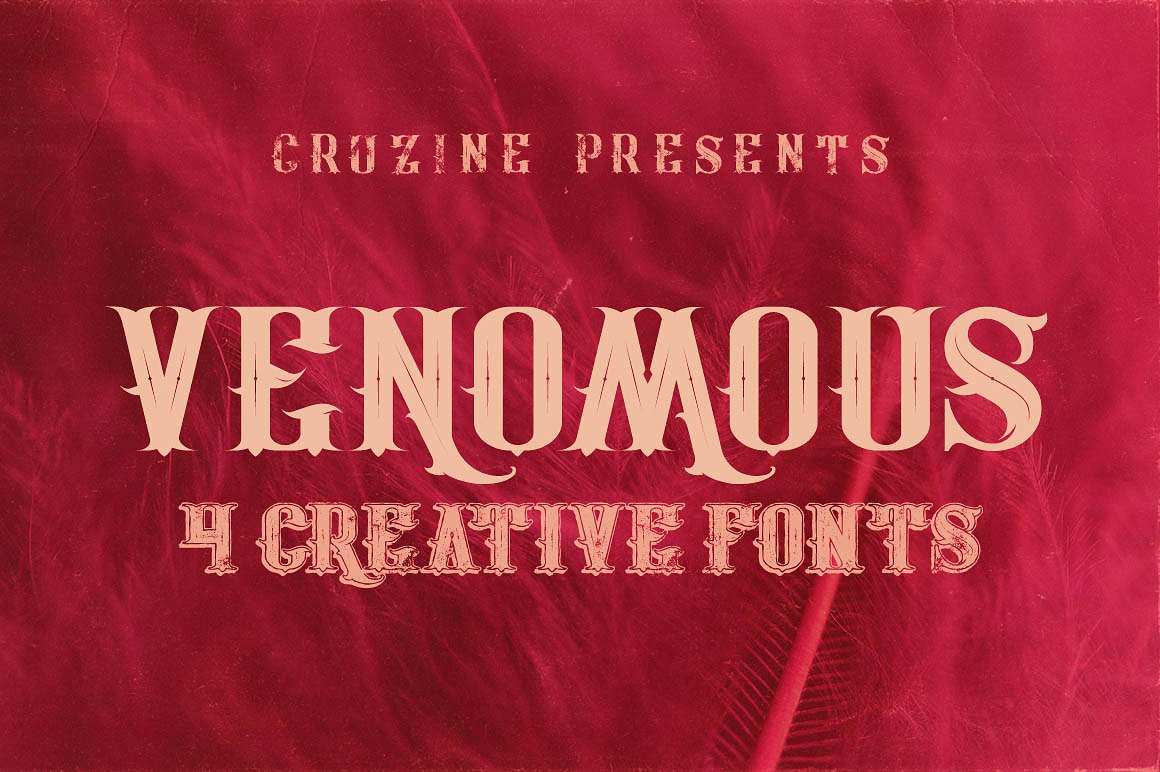 VENOMOUS字体Venomous Typeface #9