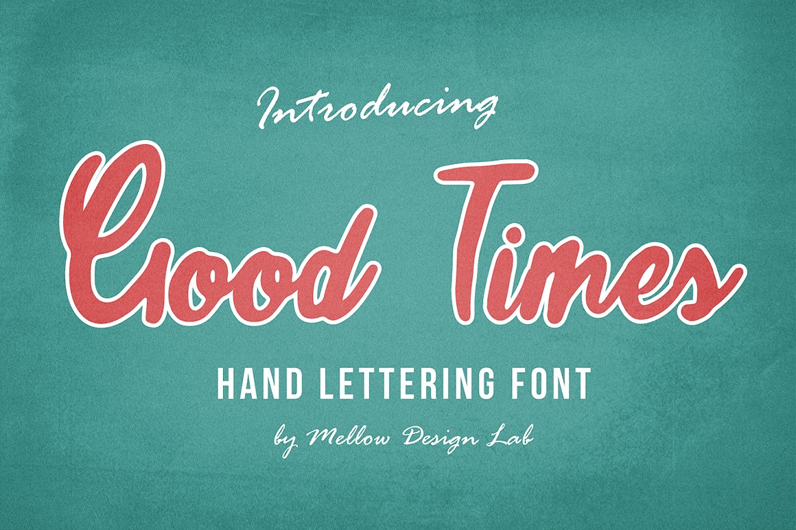 good times字体Good Times Font #7