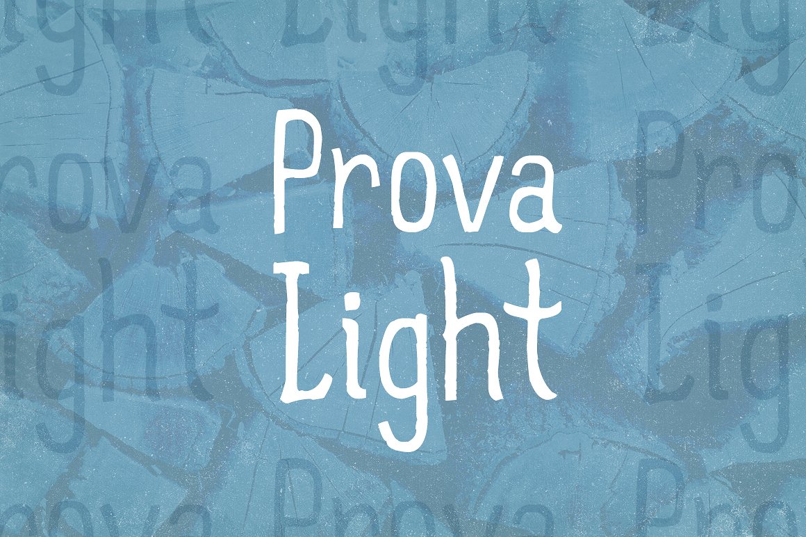 轻斜体英文封面Prova Light -amp; Light