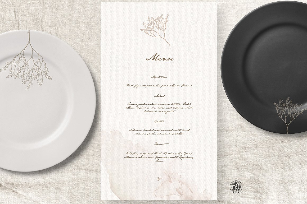 清新封面Winter Wedding Invitation