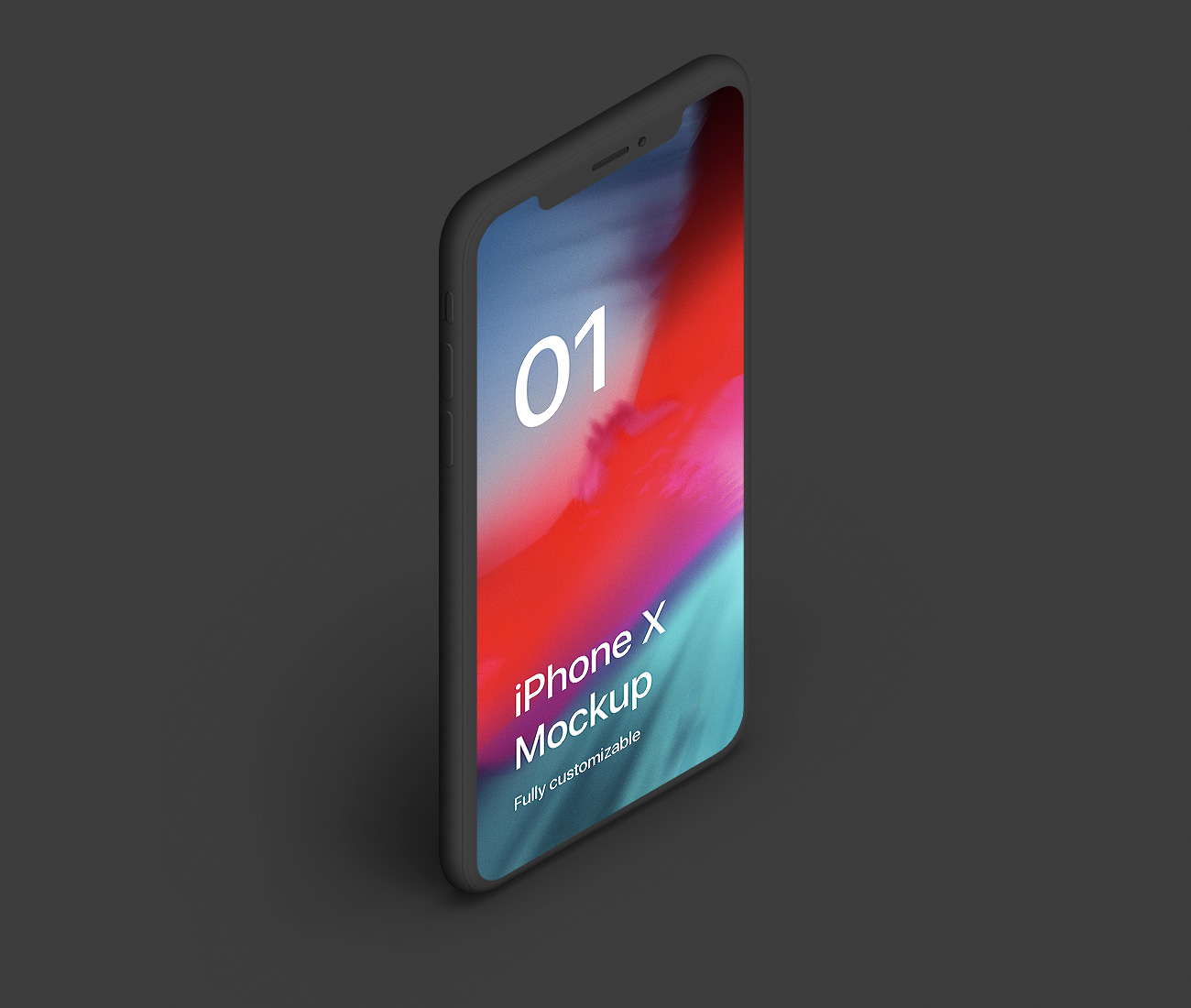 iPhone X Clay Isometric Stand