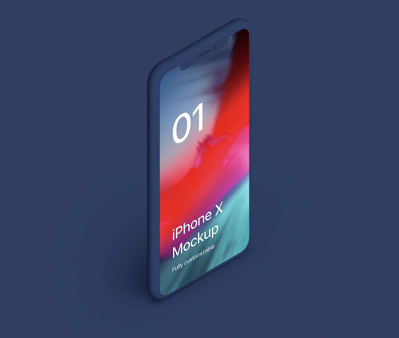 iPhone X Clay Isometric Stand