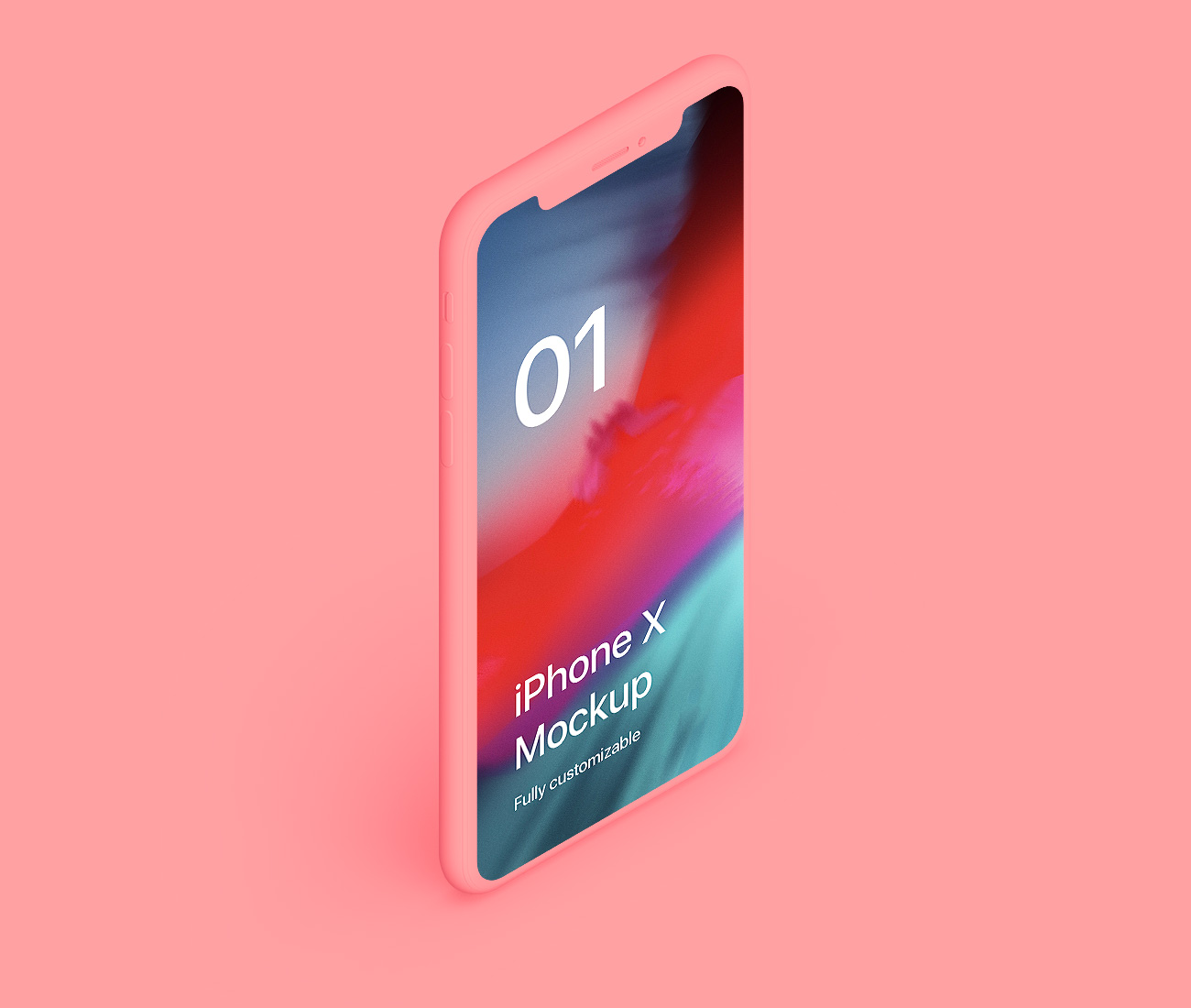 iPhone X Clay Isometric Stand