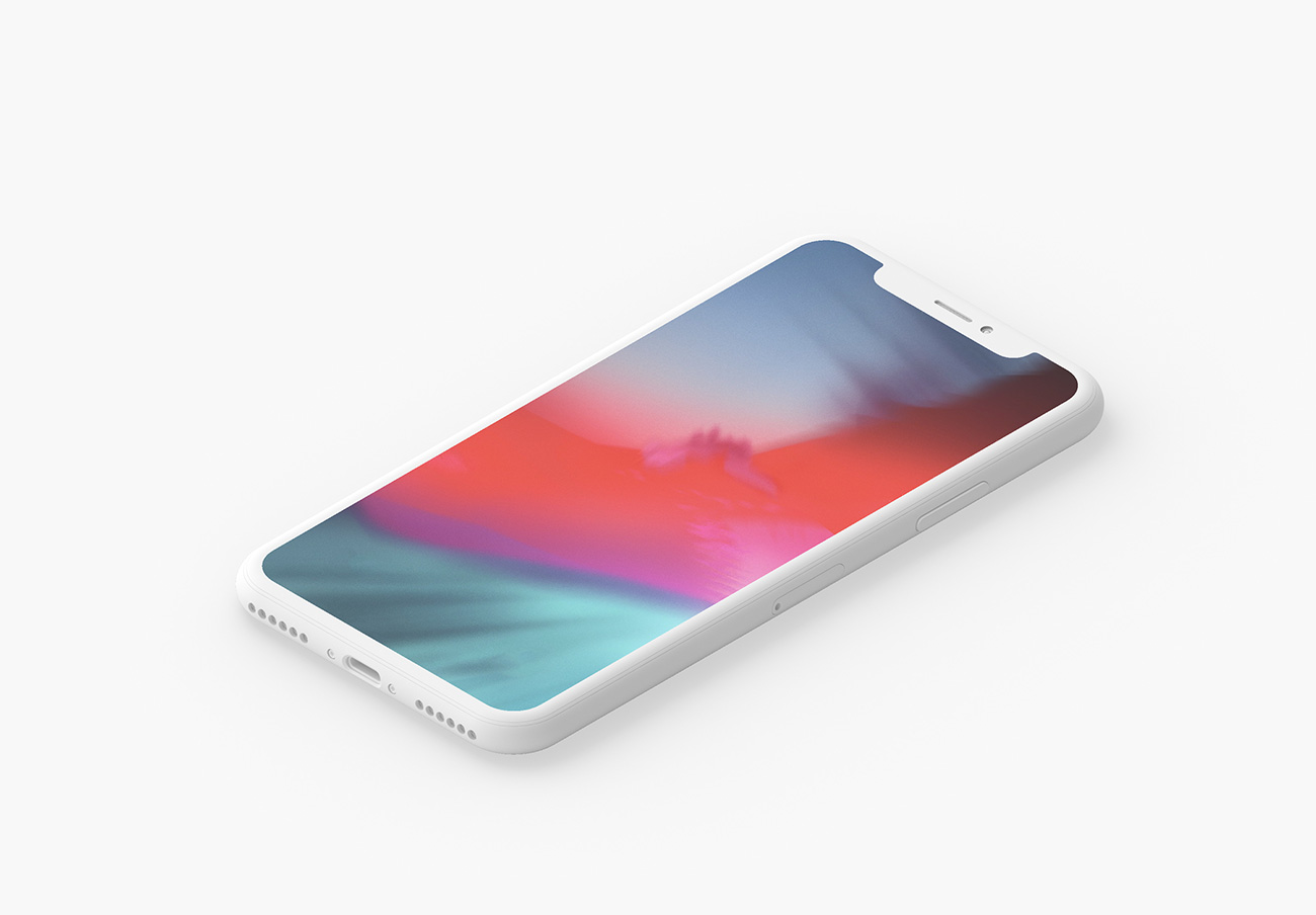 Minimal Clay iPhone X Presenta