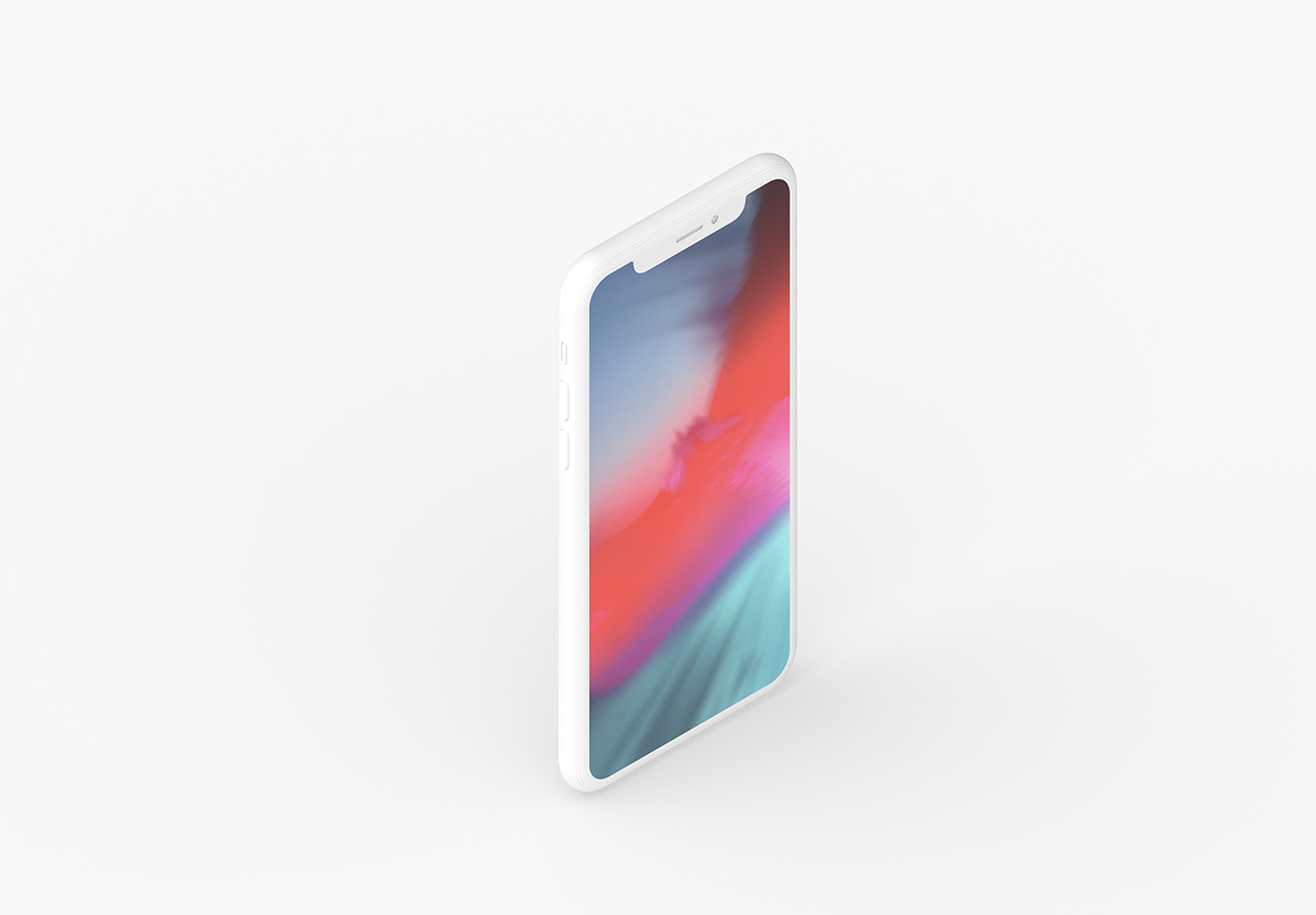 Minimal Clay iPhone X Presenta