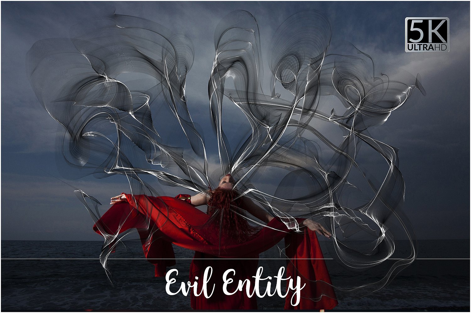 10款抽象艺术缥缈设计素材5K Evil Entity Ov