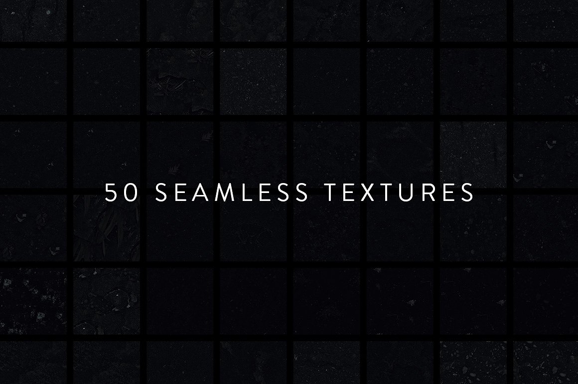 复古黑色沥青效果背景纹理素材 50 Seamless Tex