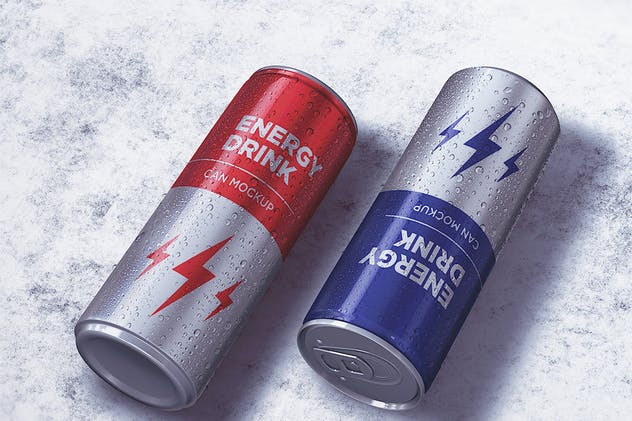 能量饮料罐头外观设计样机 Energy Drink Can