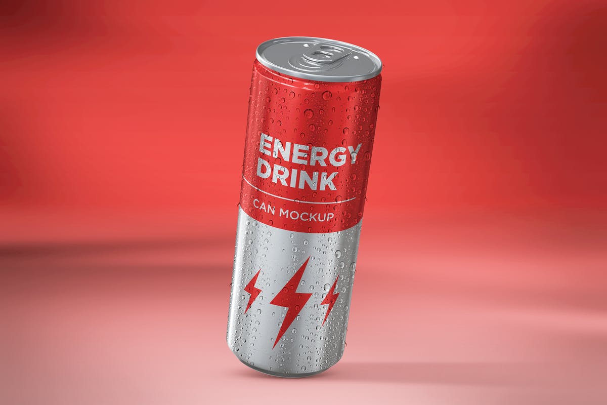 能量饮料罐头外观设计样机 Energy Drink Can