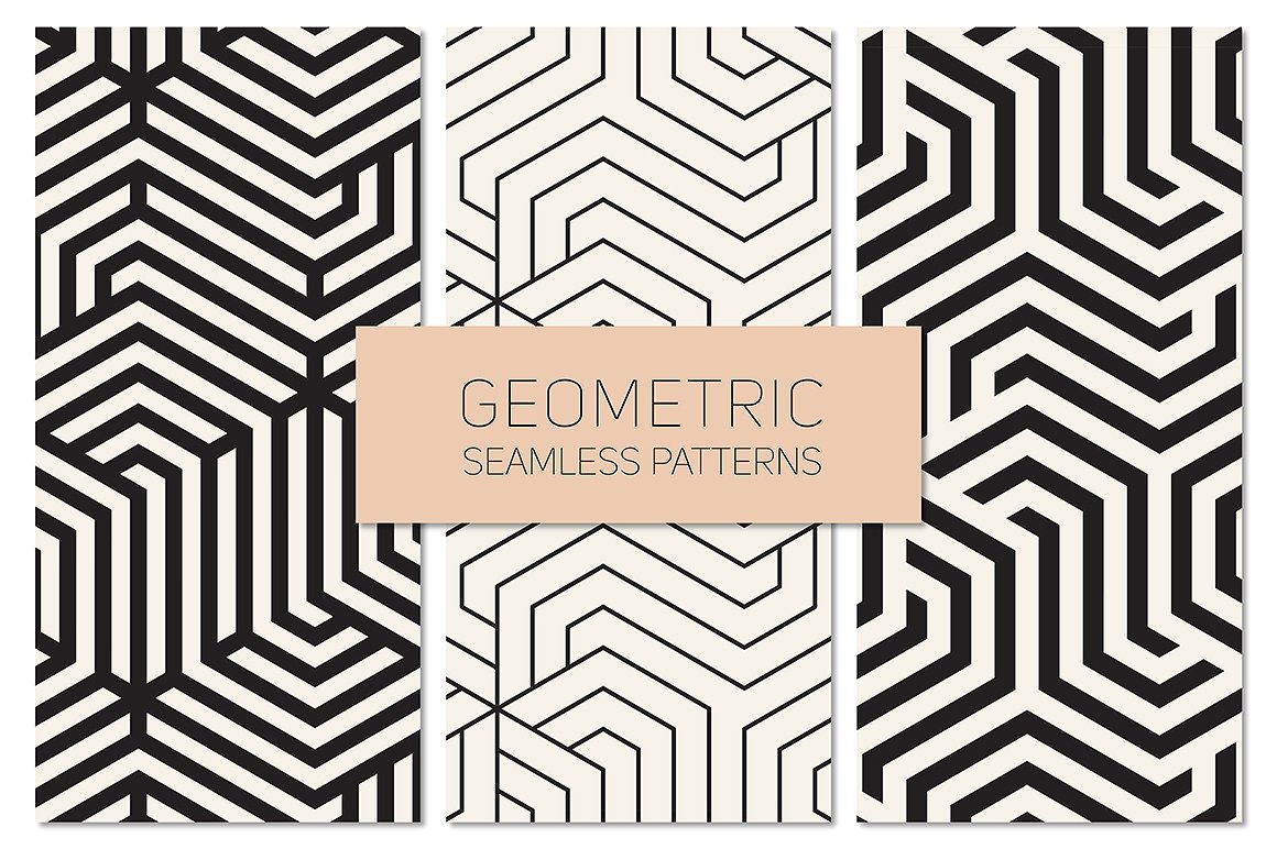 几何无缝背景纹理素材 Geometric Seamless