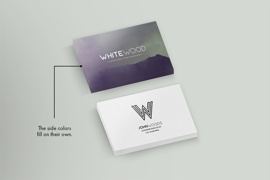 简约明信片贺卡样机 Minimal Card Mockups