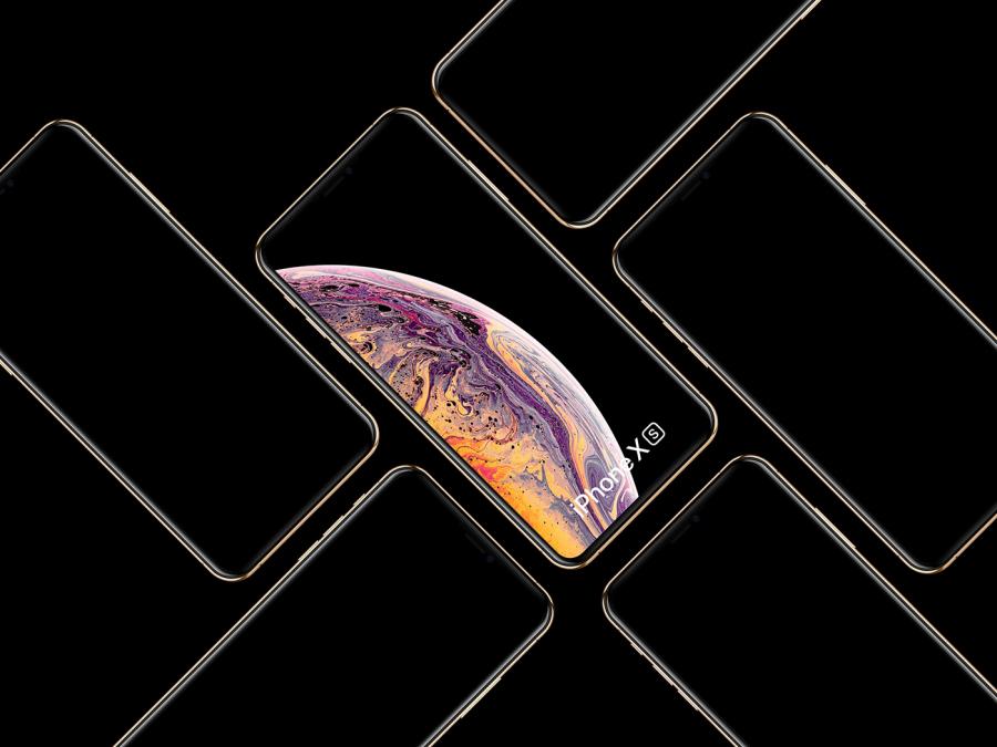 超高品质iPhone Xs/Xs Max 样机模板