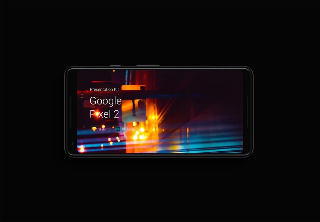 移动设备样机系列：Google Pixel 2 谷歌智能手机