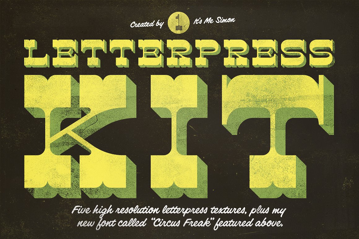 复古纹理设计素材Letterpress textures K