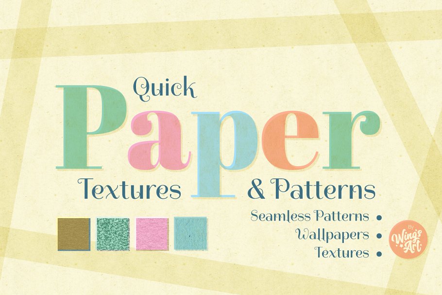 复古的纸张背景纹理素材 Paper Textures and