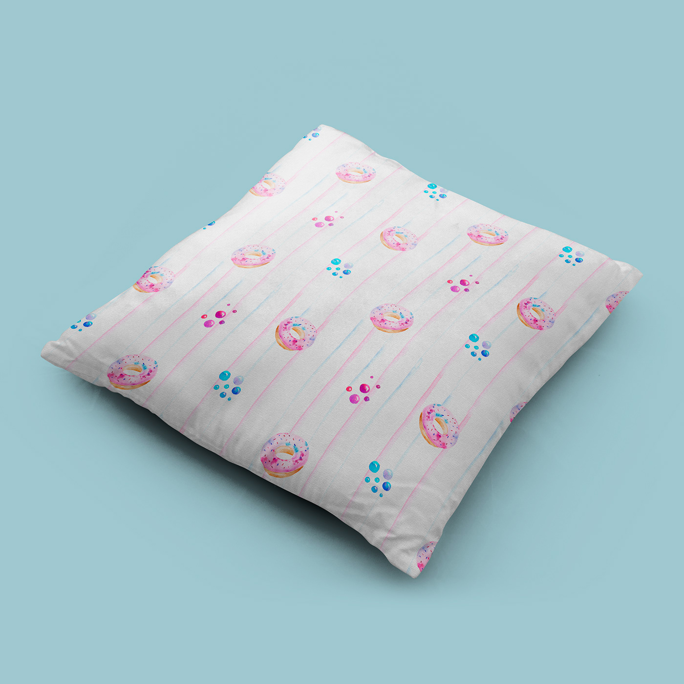 抱枕枕头靠枕样机贴图展示模版 Pillow Mockup