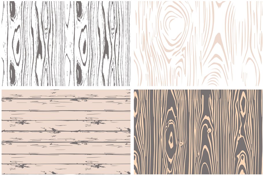 家具木质纹背景纹理素材 Woodgrains Vector