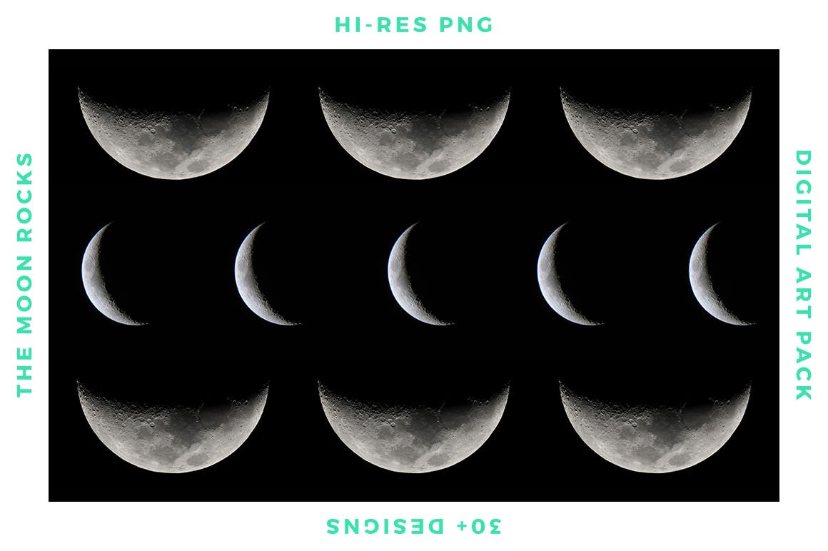 时尚个性的月球岩石表面纹理背景大集合the-moon-roc