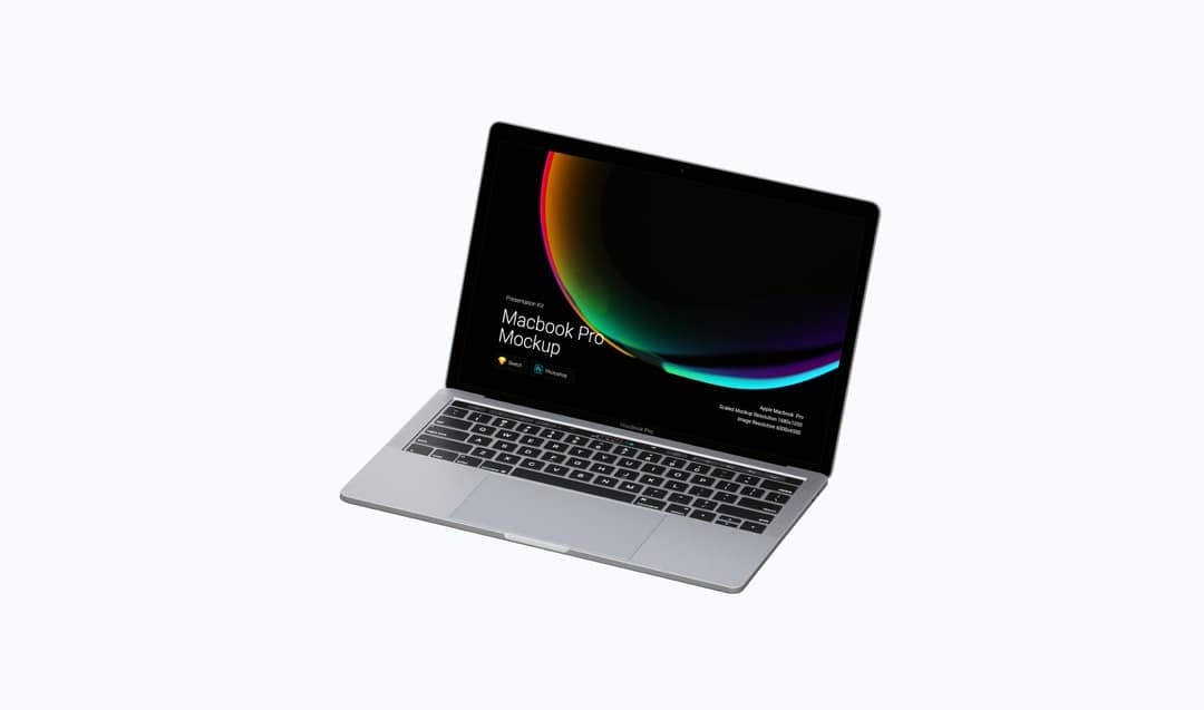 笔记本电脑模型场景模板素材Macbook and Macbo