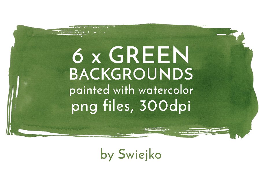 绿色水彩笔刷背景纹理素材 50-off-Green-Wate