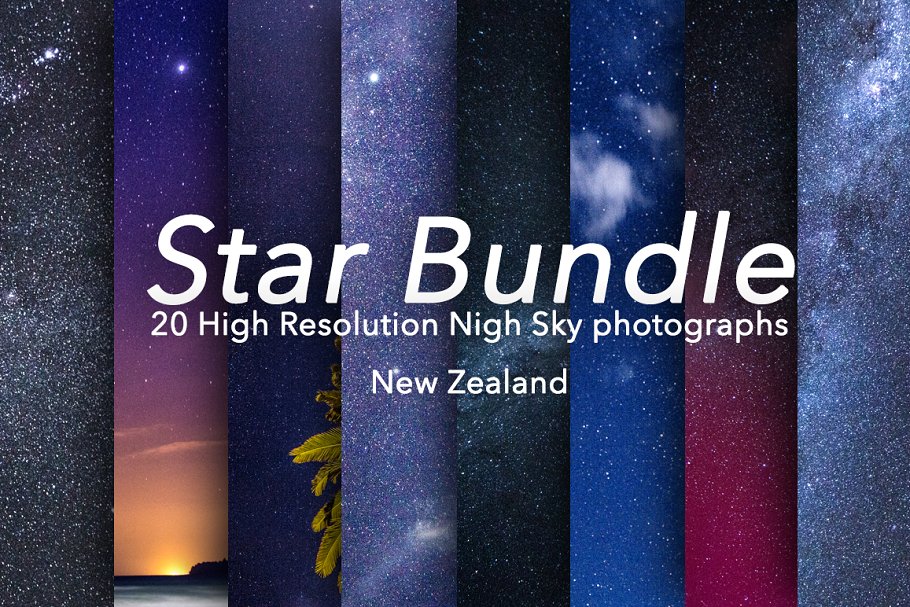 星空背景纹理设计素材Star-Bundle-20-Photo