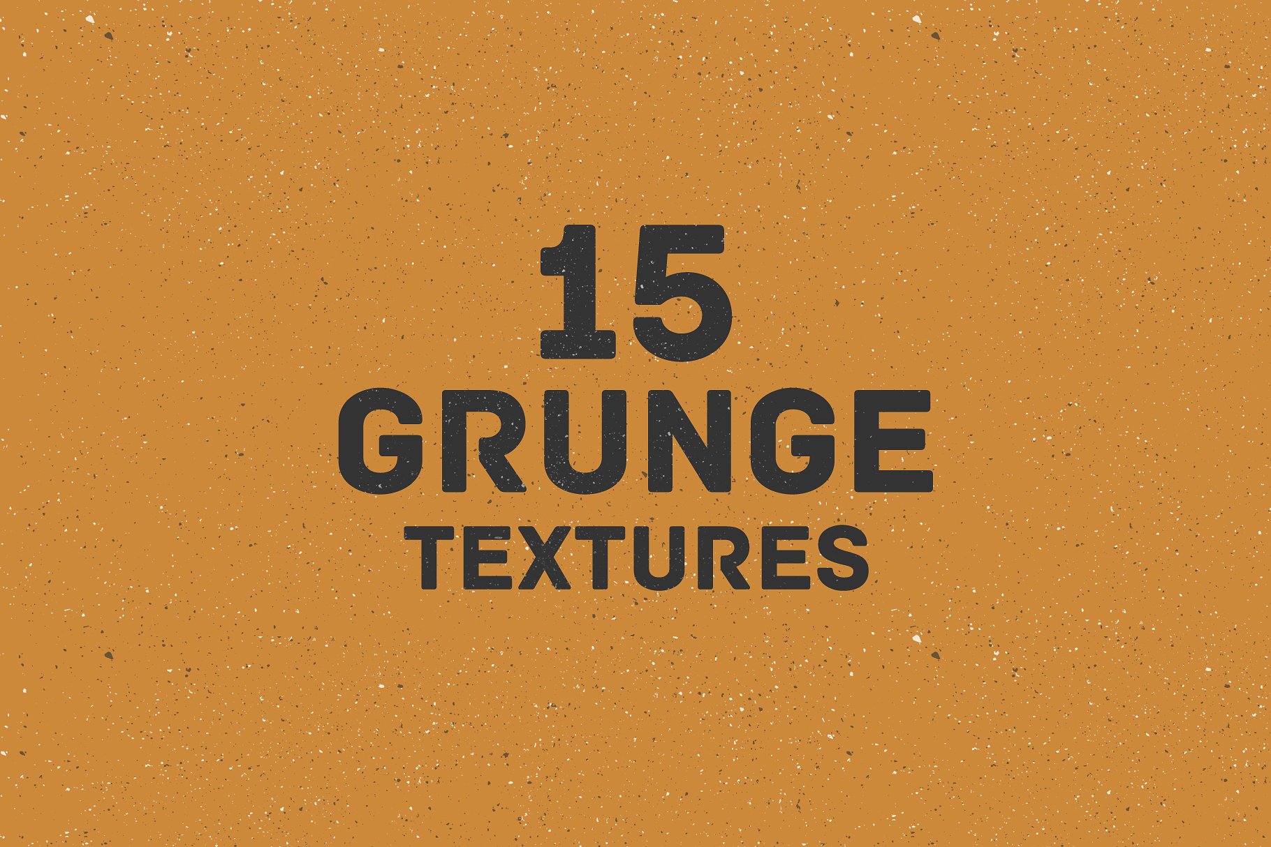 15款黑色复古纹理设计背景15 Grunge Texture