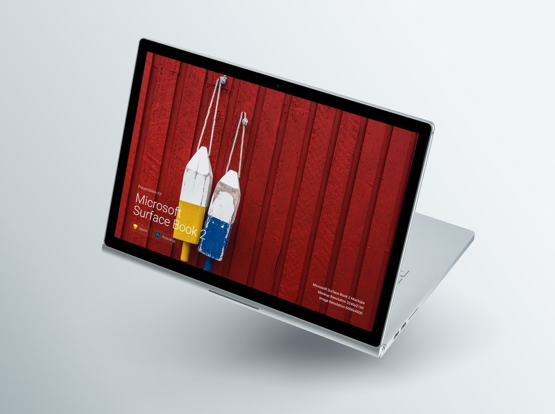 移动设备样机系列：Surface Book 2 微软笔记本样