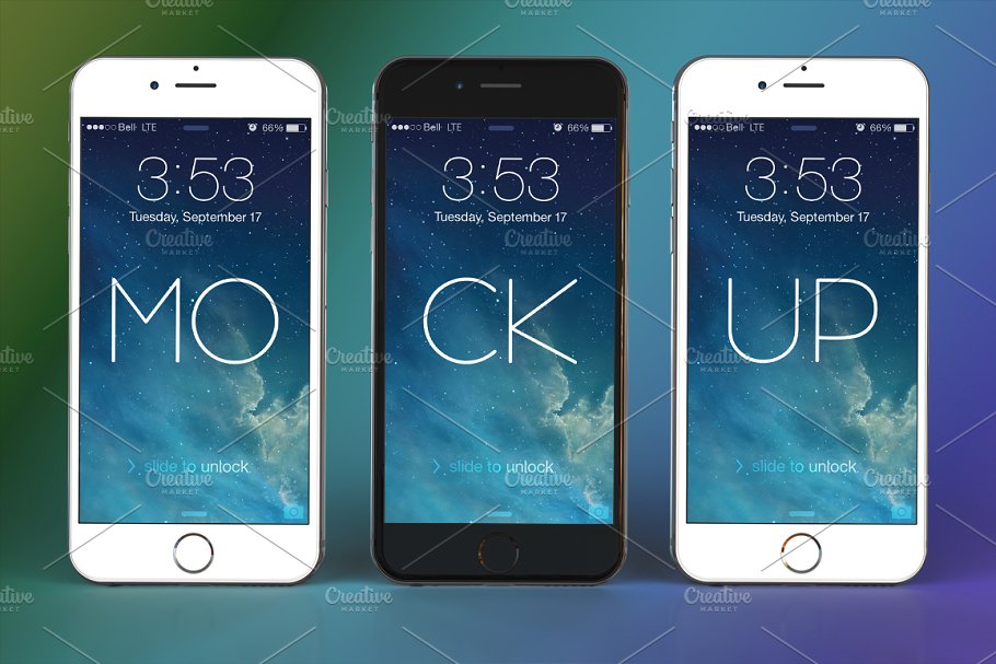 iPhone 6智能手机样机模板PSD-Mockup-iPh