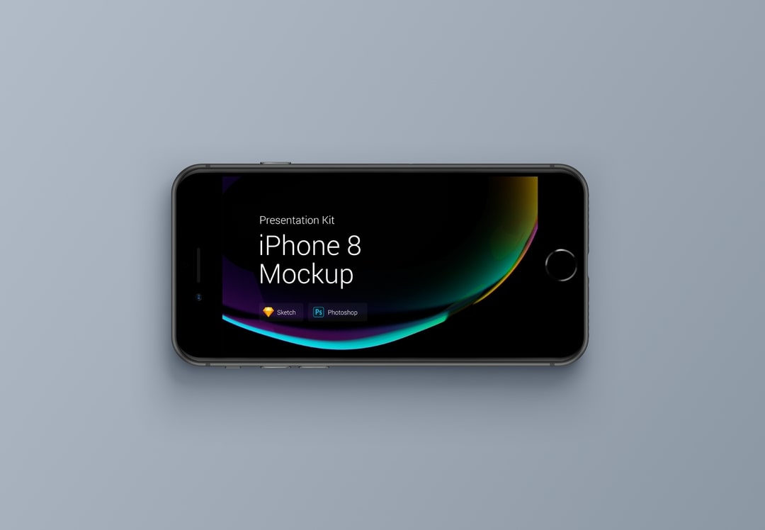 移动设备样机系列：iPhone 8 苹果智能手机样机 iPh
