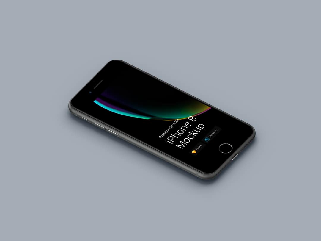移动设备样机系列：iPhone 8 苹果智能手机样机 iPh