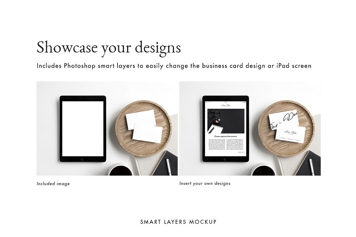 商业名片 iPad展示模型Business Card iPa