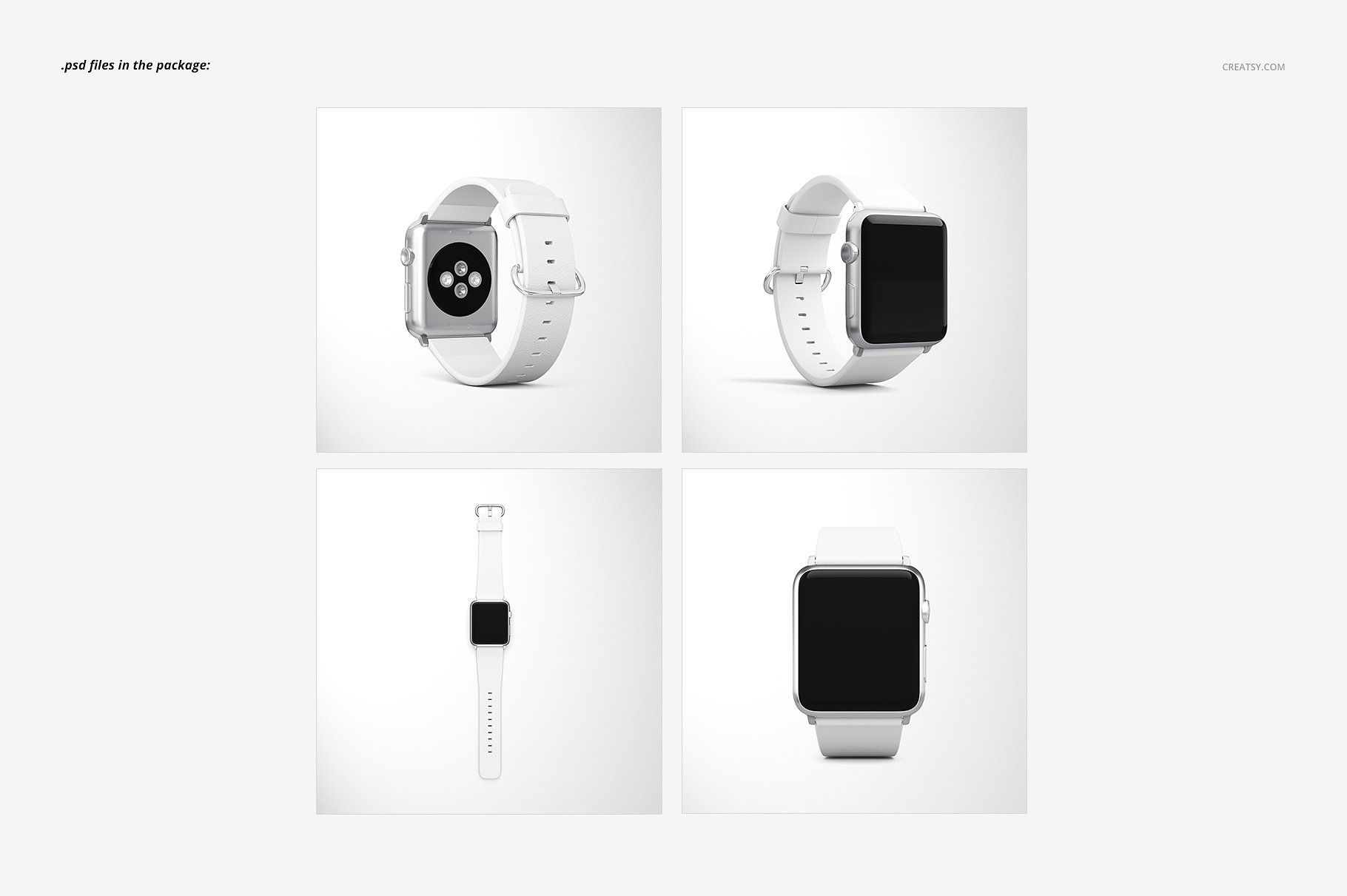 高品质的Apple Watch表带展示模型Apple Wat