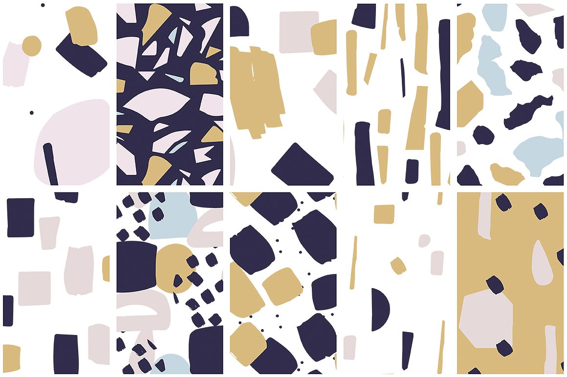 抽象的多姿多彩的背景纹理素材Collage-Abstract