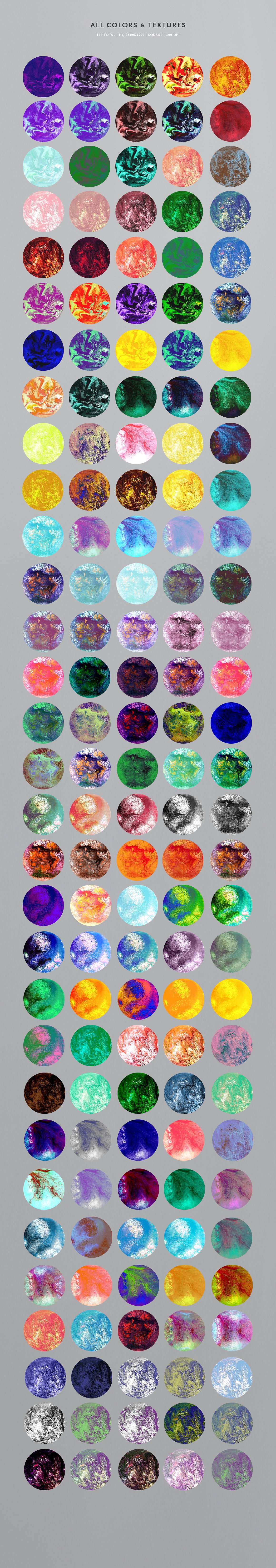 抽象颜料水彩纹理设计素材155 Acid Textures