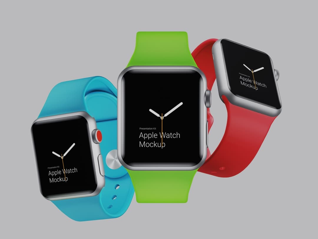 移动设备样机系列：Apple Watch 智能手表样机 Ap