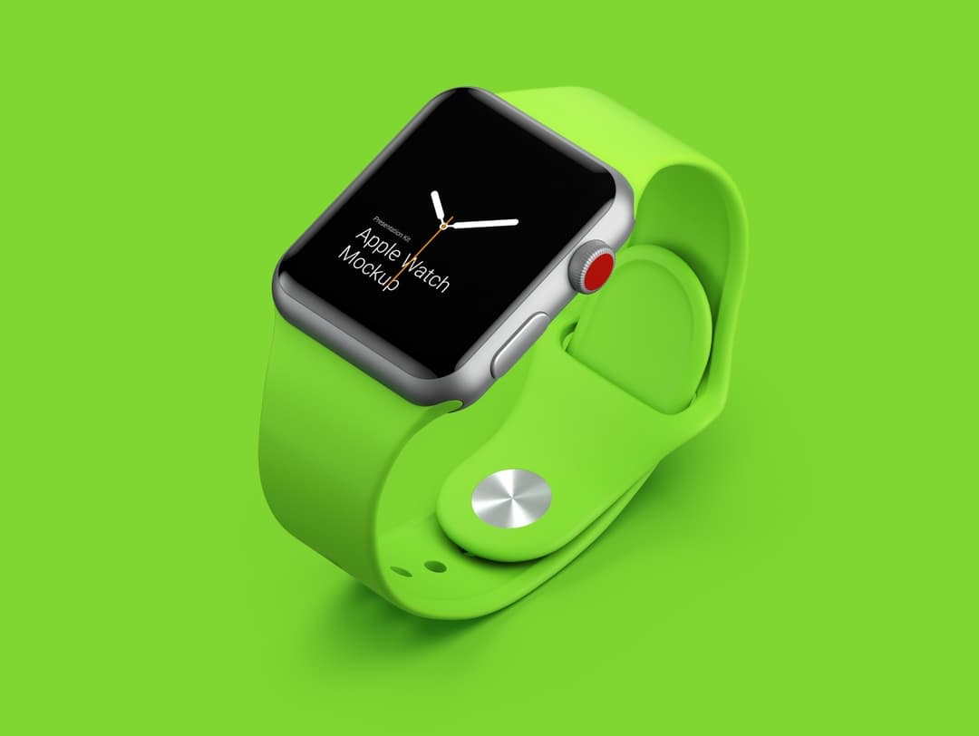 移动设备样机系列：Apple Watch 智能手表样机 Ap