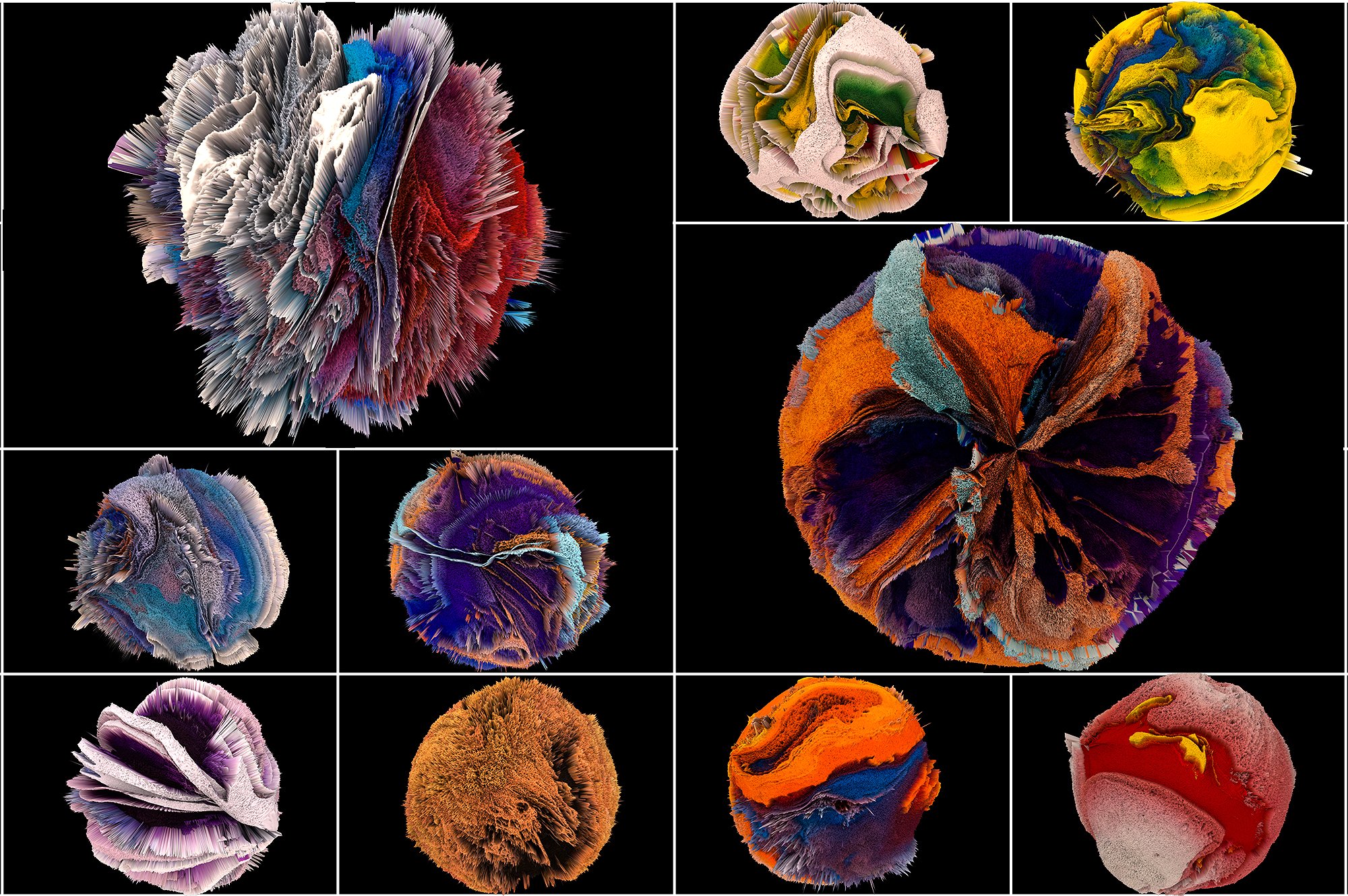 8张科幻抽象星球高清素材图 Planetarium #240